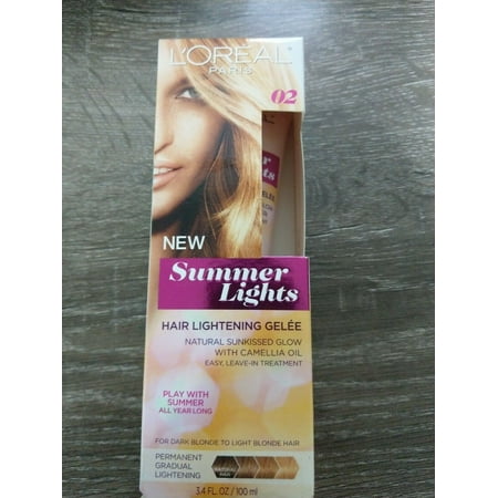 LOreal Paris Summer Lights Hair Lightening Gelee, Light to Dark Blonde.