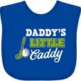 thumbnail image 3 of Inktastic Daddy's Little Caddy with Golf Club and Ball Boys or Girls Baby Bib, 3 of 4