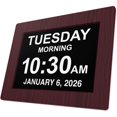 thumbnail image 1 of Reloj digital de día American Lifetime con pantalla grande de 8", 1 of 9