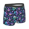 thumbnail image 2 of KLL Skull flower cute Men's Cotton Boxer Briefs Underwear-Small, 2 of 8