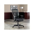 thumbnail image 6 of Lorell Executive High-back Mesh Chair Black Fabric Seat - Gray Back - Black Steel, Plastic Frame - 5-star Base - 21" Seat Width x 19.50" Seat Depth - 28.5" Width x 28.5" Depth x 45" Height - 1 Each, 6 of 12