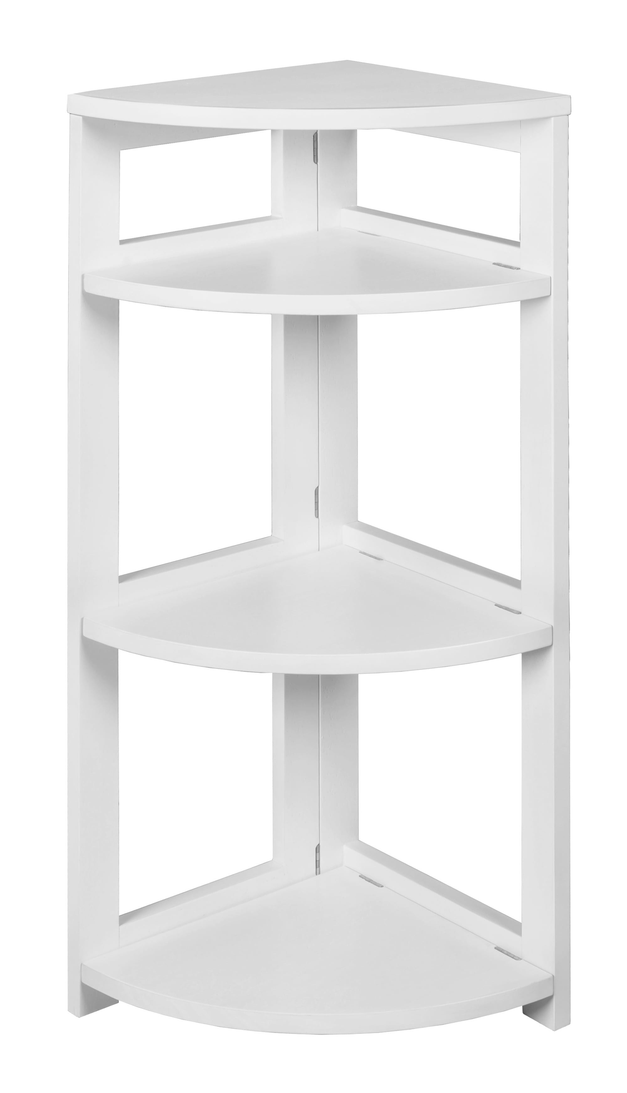 Flip Flop 34 High Corner Folding Bookcase White Com