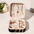 thumbnail image 6 of Halloween Broom Travel Portable Square Jewelry Box Earring Necklace Bracelet Organizer Storage Display Case Holder Stand Box Display, 6 of 6