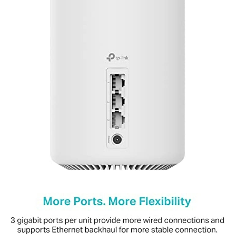 TP-Link Deco AXE5400 Tri-Band WiFi 6E Mesh System, AI-Driven