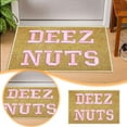 Area Rugs Kitchen Rug 40x60cm Funny DEEZ N U T S Floor Mat Funny Door ...