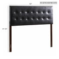 thumbnail image 3 of Super Nova G0128-QHB Queen Headboard , BLACK, 3 of 5
