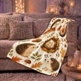 thumbnail image 6 of Whimsical Woodland Hedgehog Red decorative motif Scene Autumn Forest, Festive Holiday Scene, Warm Flannel Blanket for Cabin and Lodge, Art Lovers Christmas Gift, Festive Home Decor, 6 of 9