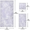 thumbnail image 3 of SKYSONIC Blur Violet Flower Texture Bath Towels Soft Absorbent Bath Towels Bath Towel Set of 3 for Home Hotel Bathroom Decor, 3 of 7