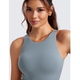 thumbnail image 5 of CRZ YOGA Womens Butterluxe Double Lined Cropped Tops Racerback Tanks Sleeveless Casual Workout Crop Shirts, 5 of 5