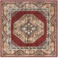 thumbnail image 2 of SAFAVIEH Bijar Femie Oriental Area Rug, Red/Rust, 6'7" x 6'7" Square, 2 of 9