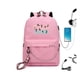 thumbnail image 1 of Mochila Kpop Stray Kids para mujer, morral escolar para adolescentes, Mochila para ordenador portátil con carga Usb, Mochila informal de viaje Fivean  unisex, 1 of 2