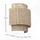 thumbnail image 5 of Bohemian Twine Decor Rattan Wall Lamp Shade Handwoven Design, 5 of 5