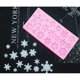 thumbnail image 2 of Molde de copo de nieve, molde de caramelo de pastel de silicona de copo de nieve de Navidad para proyecto de artesanía de arcilla polimérica de pastelitos(Rosa)(1 pieza), 2 of 4