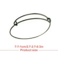 thumbnail image 4 of Expandable Bracelet Extensible Fil Vierge Style Simple Manchette Mode Bijoux Main Ornement Délicat Bons Accessoires Noir, 4 of 7