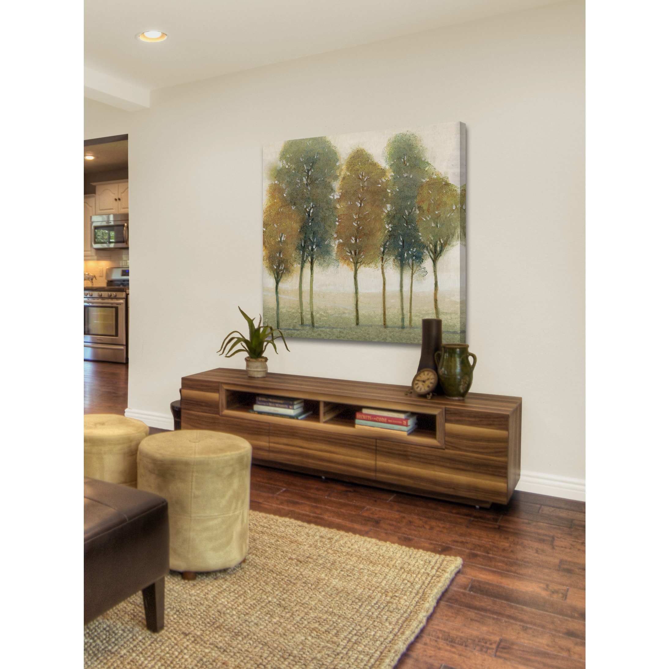 Marmont Hill "Beyond the Trees II" Painting Print on Wrapped Canvas