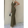 thumbnail image 5 of PRETTYGARDEN Women's 2 Piece Sets Summer Work Clothes Sleeveless Blazer Vest Pants Suits Spring Business Casual Outfits, 5 of 7