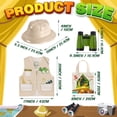 thumbnail image 2 of Set de disfraces para niños Explorer, 48 unidades, con sombrero, chaleco, bolsa de mano, binoculares, 2 of 6