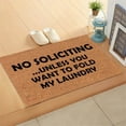 thumbnail image 6 of Area Rugs,No Soliciting Doormat Welcome Doormat Carpet Doormat No Soliciting We Have Found Please Go Doormat, 6 of 7