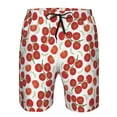 thumbnail image 4 of Kdxio Tomato Pattern Mens Casual Shorts - Drawstring Summer Beach Sports Shorts for Men, 4 of 9