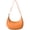 Orange-29, variant on Adjustable Strap Crossbody Bag for Women Daisy Artwork Vintage Boho Style Compact Nylon Dumpling Purse Ideal for Spring and Summer Outings