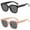 Black/Pink 2 packs, variant on Ginsiom Trendy Square Sunglasses for Women Outdoor Fashion Sun Glasses