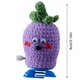 thumbnail image 2 of Muñecas vegetales andantes que hacen crochet, regalos creativos para amigos y familiares (berenjena), 2 of 6