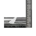 thumbnail image 4 of Unique Loom Outdoor Modern Collection Area Rug - Checker (7' 10" Square Black and White), 4 of 6