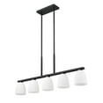 thumbnail image 5 of Z-Lite Naya 5 Light Linear Chandelier in Matte Black color, Steel frame, 5 of 8