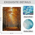 thumbnail image 3 of Diamond Art Kit for Adults, Autumn Birch Forest Pathway Diamond Painting for Adults Beginners, DIY Diamond Art Painting Kits, 5D Diamond Painting Crafts for Home Decor 12x16 Frameless, 3 of 7