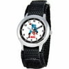 Captain America Boys' Stainless Steel Watch, Black Strap