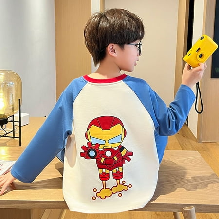 Marvels Spiderman Children s Set Kids Sleepwear Girl Pajamas Cartoon Long Sleeve Pyjamas Nightclothes Walmart