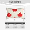 thumbnail image 6 of Balery Happy Canada Day Bedding Queen Pillow Cases - Envelope Closure - Soft Brushed Microfiber Fabric - Shrinkage and Fade Resistant Pillow Cases-20"x30", 6 of 9
