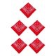 thumbnail image 1 of Advancent Unisex Poliéster Turbante Bandana Chic Bufanda Cuadrada Paisley Estampado Diadema Senderismo Moderno Pañuelo Regalos Rojo Type2 NO2 Advancent CBP263469, 1 of 4
