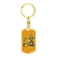 thumbnail image 4 of Chess Fan Chess Piece Keychain Dog Tag Stainless Steel or 18k Gold, 4 of 10