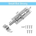 thumbnail image 3 of 2 Pack Barrel Bolt,3 Inches Slide Latch Lock,thickened Stainless Steel, 3 of 3