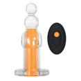 thumbnail image 3 of Gender X Orange Dream Clear Beaded Plug Vibe, 3 of 5