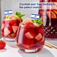 thumbnail image 2 of 200pcs Israel Toothpick Flags, World Cup Party Supplies, Sandwich Food Cupcake Toppers, 2 of 5