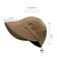 thumbnail image 2 of Sombrero ajustable de circunferencia de 56-60 cm, sombrero de pescador para mujer, sombrilla, gorra con circunferencia de cabeza grande, 2 of 5