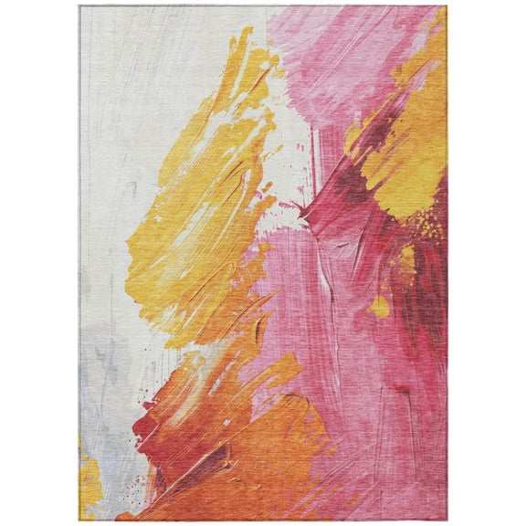 Dalyn Rugs Machine Washable Indoor/Outdoor Chantille Blush 2'6" x 3'10" Rug