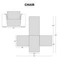 thumbnail image 2 of FurHaven Pawprint Non-Skid Sofa and Chair Furniture Protector for Dogs and Cats - Chair, Gray, 2 of 11