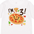thumbnail image 4 of Inktastic I'm Three Pizza Birthday Party Boys or Girls Long Sleeve Toddler T-Shirt, 4 of 5