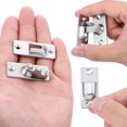 thumbnail image 3 of Highcool 90 Degree Lock for Barns, Compact Steel Sliding Screen and Swing Door Security Flip Pocket Door Lock for Wooden Fences and Garden Doors, 3 of 7