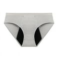 thumbnail image 2 of vigerkar Leakproof Period Underwear-Breathable & Leakproof Fabric-Period Protection Panties Light Gray, L, 2 of 4