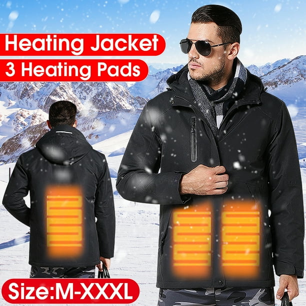 Waterproof Fast Heating Electronic Heated Hooded Jacket Adjustable
