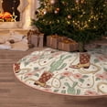 thumbnail image 5 of Fotbe Floral Cowboy Boots Pattern Christmas Tree Skirt, Tree Skirts Plush Christmas Decorations, Christmas Tree Skirts Xmas Decorations Holiday Party Decor-48", 5 of 6