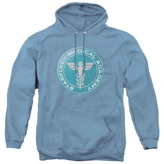 Star Trek Medical Adult Pullover Hoodie Sweatshirt Carolina Blue