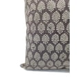 thumbnail image 5 of Fabdivine Thick Linen Hand Block Print Farmhouse Throw Cushion Cover , 24"X24", Choclate Brown, 5 of 5