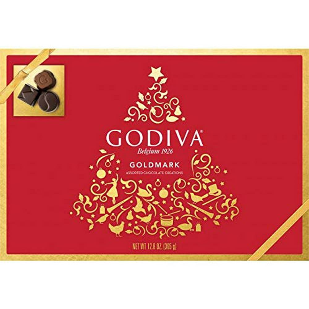 Godiva Goldmark Assorted Chocolate Creations 12.8 Ounce Gift Box 30pcs