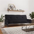 thumbnail image 2 of Pemberly Row Contemporary Storage Futon with 6" Mattress in Black, 2 of 5