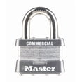 thumbnail image 1 of Padlock Master Lock de acero laminado con doble cierre, paquete de 6, 1 of 1